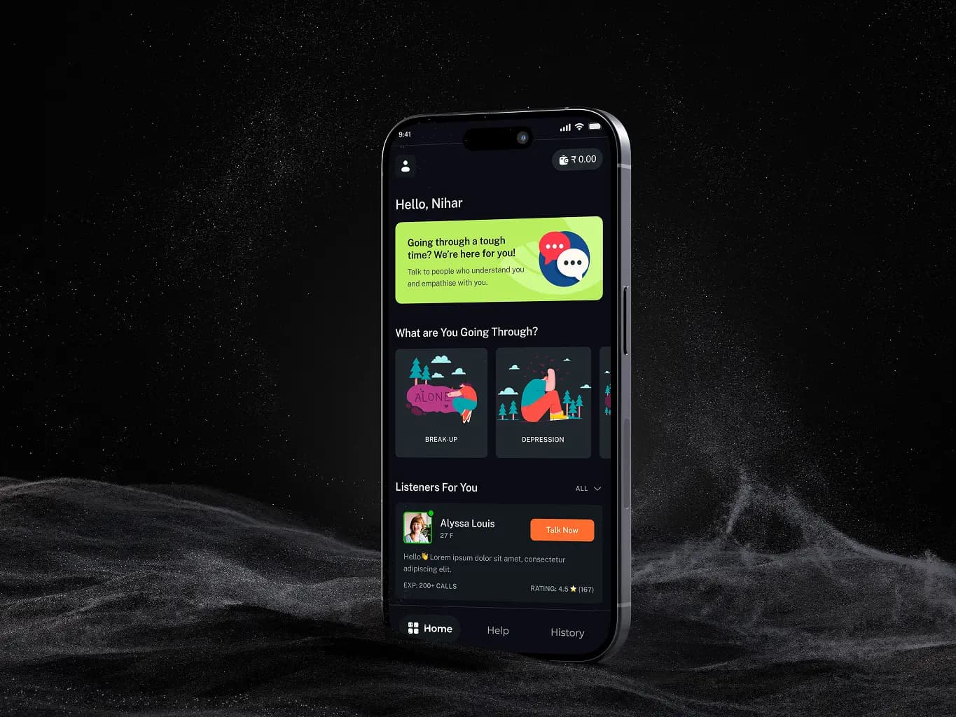 Emotional Support Platform project screenshot