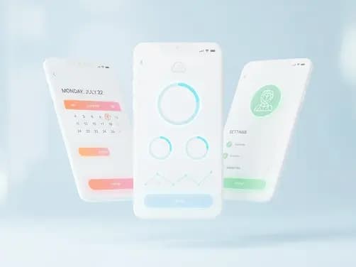 Mobile application development illustration